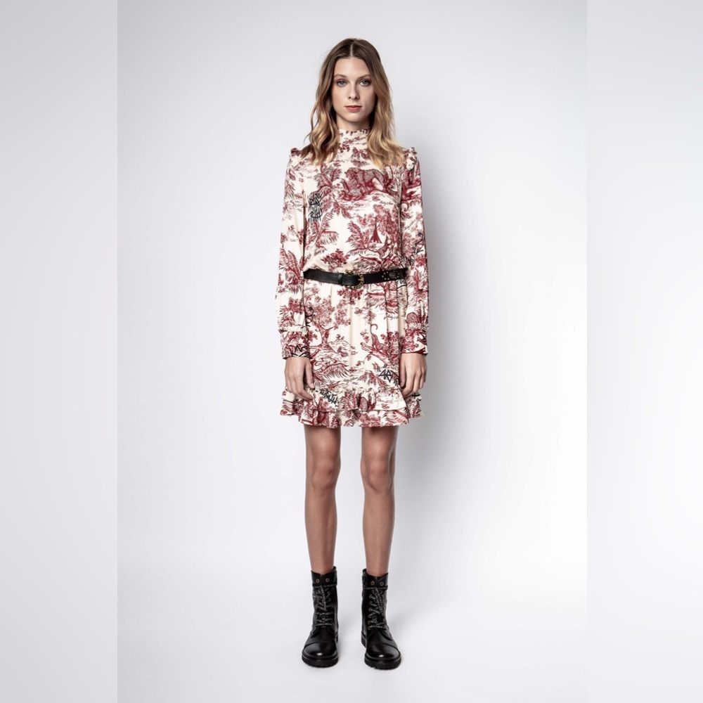 Zadig & Voltaire rocket Jouy satin dress